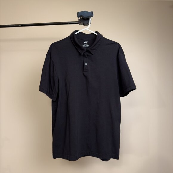 H&M Black Golf Shirt (Medium) - Picture 1 of 3